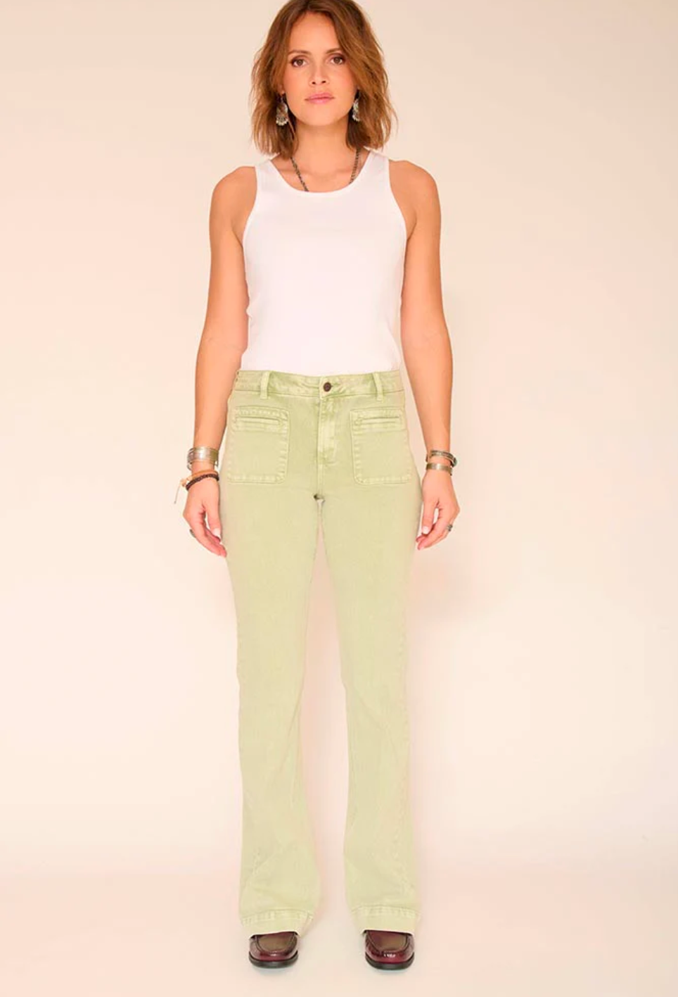 Diana Pacific Drill Pants - Mint