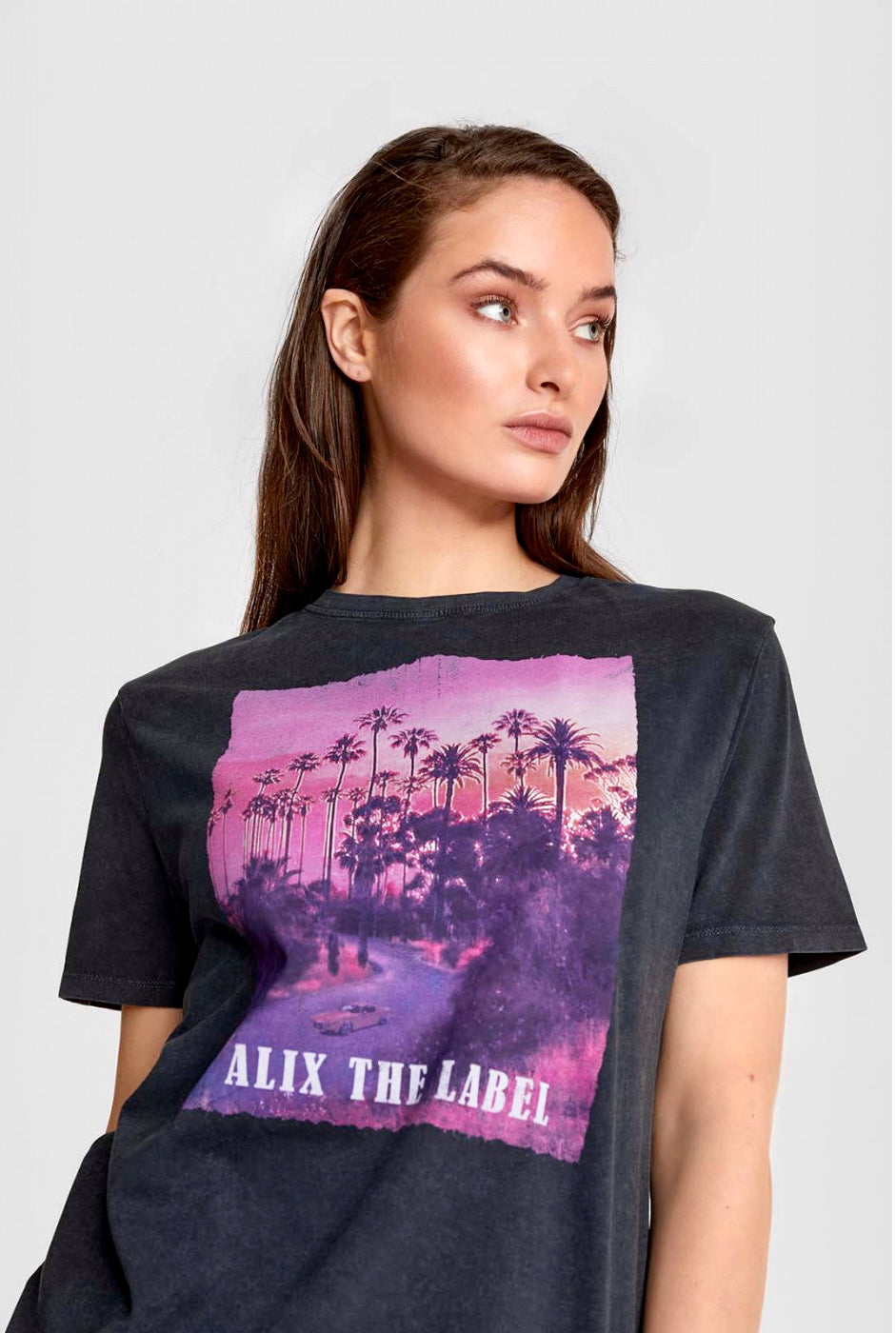Alix PalmTree T-Shirt Black €70