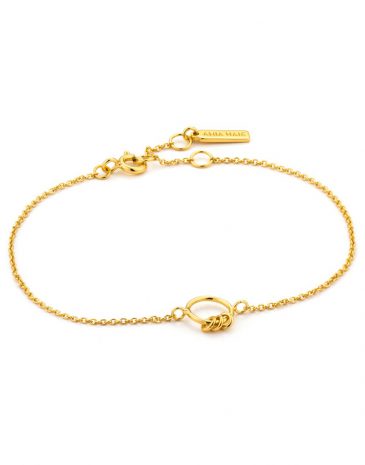 Ania Haie Bracelet Gold Modern Circle