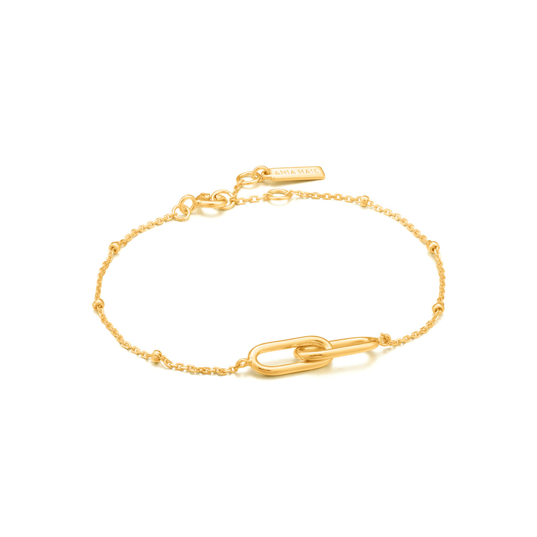Ania Haie Bracelet Beaded Chain Link