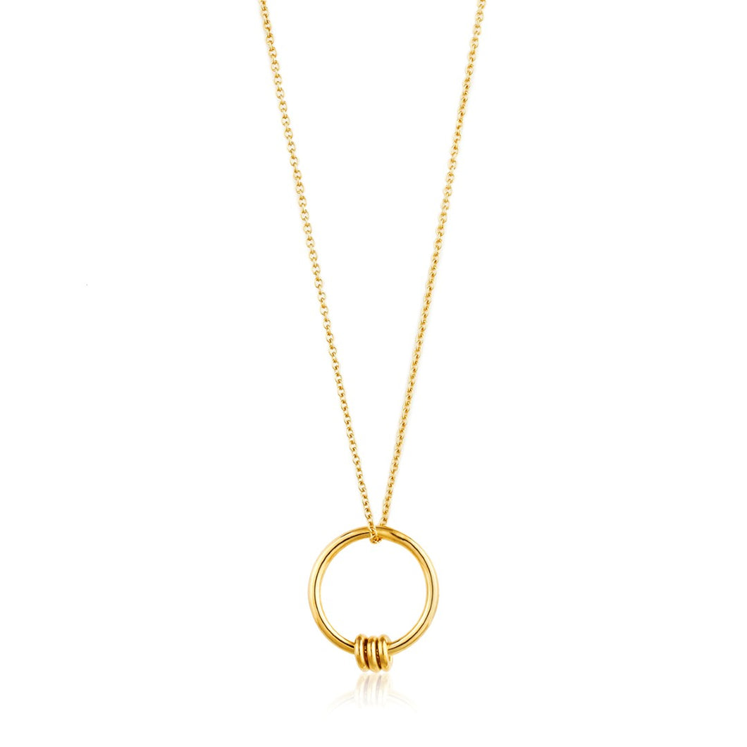 Ania Haie Necklace Gold Modern Circle