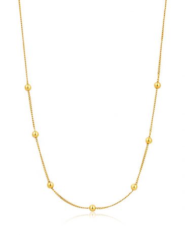 Ania Haie Necklace Gold Orbit Beaded