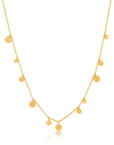 Ania Haie Necklace Gold Geometry Mixed Discs