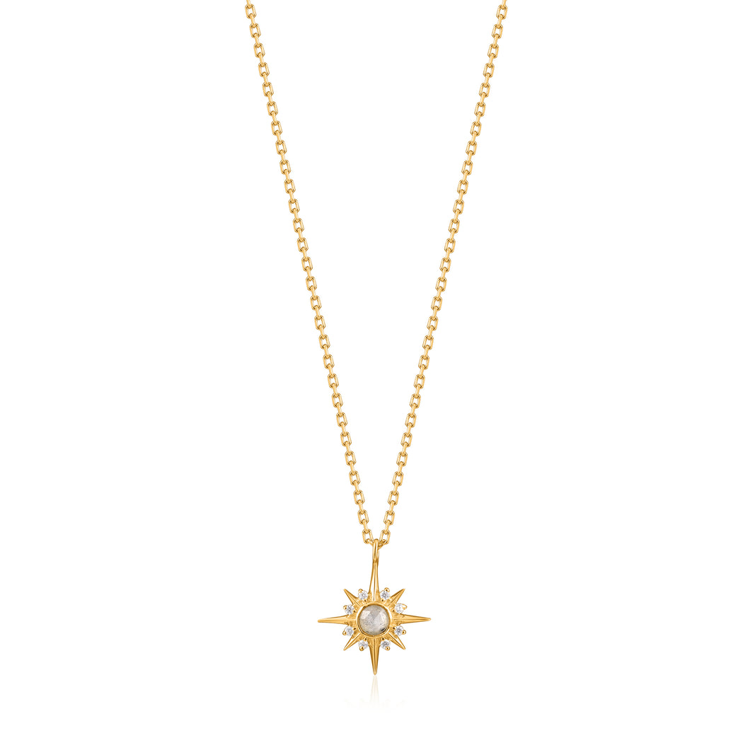Ania Haie Necklace Gold Midnight Star